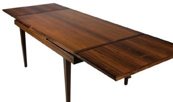 Rosewood dining table by 
																			Borge Rammeskow