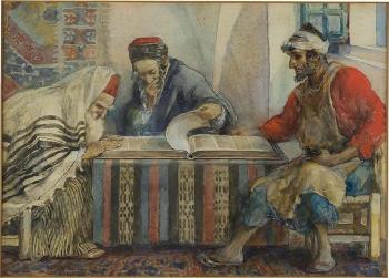 Three Yemenite Scholars by 
																	Anna Rychter-May
