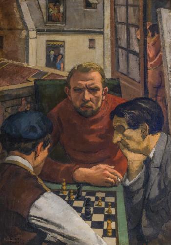 Chess Players by 
																			Francois Eberl
