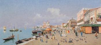 View of Venice by 
																			Antonio Maria de Reyna