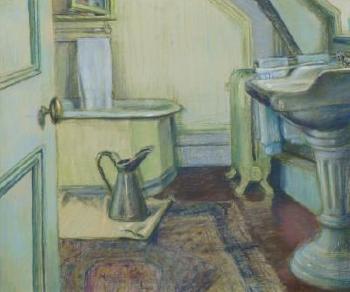 Interior Of Bathroom by 
																	Sigmund Abeles