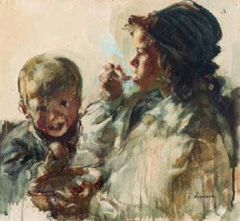 Los hijos del pintor by 
																	Jose Navarro Llorens
