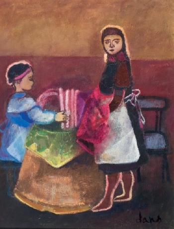 Poniendo la mesa by 
																	Maria Antonia Dans