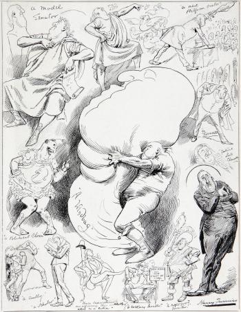 All-round Politicians Sir William Verity Harcourt by 
																	Harry Furniss
