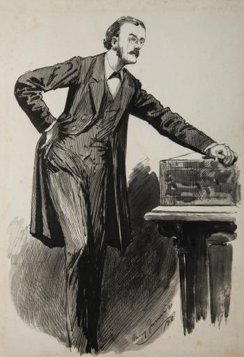 Arthur James Balfour by 
																	Harry Furniss