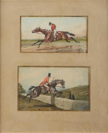Deux cavaliers by 
																			Jonny Audy