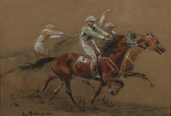 La course by 
																	Louis Ferdinand Malespina