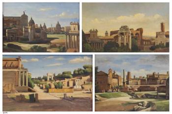 Five Scenes From The Roman Forum by 
																	Gerald Hugh TyrWhitt-Wilson