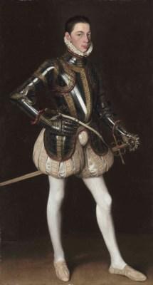 Alessandro Farnese in Armor by 
																	Alonso Sanchez Coello