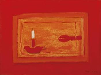 Stillleben mit Kerze by 
																			Fred Uhlman