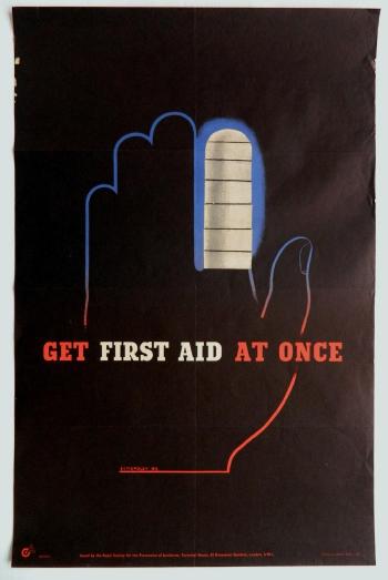 Get First Aid At Once by 
																			Tom Eckersley