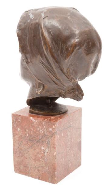 Bronze Bust by 
																			Josef Vaclav Myslbek
