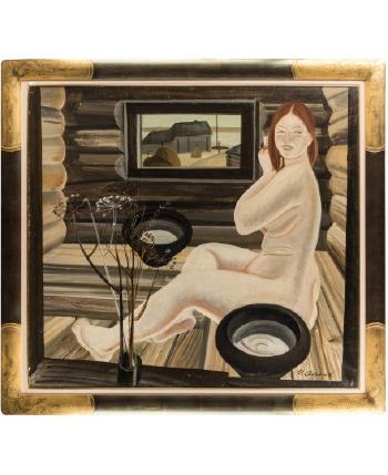 Naked Woman in Sauna by 
																			Igor Obrosov
