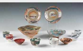 Collection Of (12) Pieces Of Contemporary Art Pottery By Makoto Yabe
 by 
																			Makoto Yabe