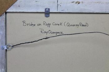 Bridge on Rapp Creek (Quarry Road) by 
																			Ray Overpeck