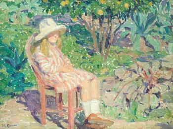 Jeune fille sous les oranges by 
																	Blanche Camus