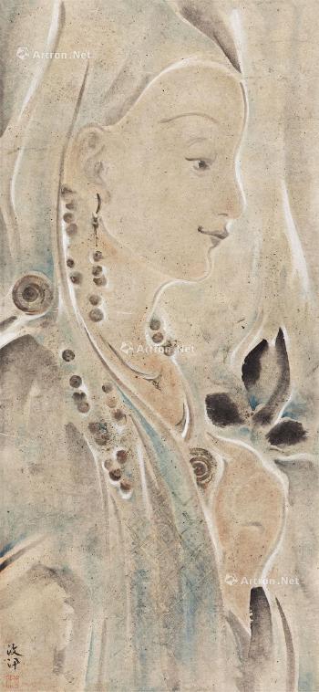 Buddhist Painting In The Dunhuang Style by 
																	 Pan Wenxun