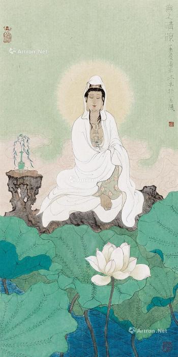 Avalokitesvara by 
																	 Qin Xiuping