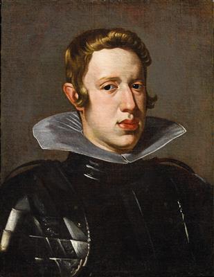 Portrait of King Philip IV of Spain by 
																			Diego Rodriguez de Silva y Velasquez