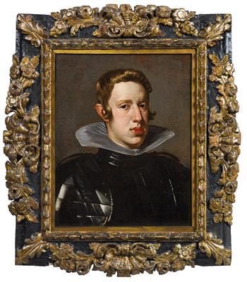 Portrait of King Philip IV of Spain by 
																			Diego Rodriguez de Silva y Velasquez