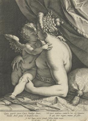 Venus and Cupid by 
																			Giovanni Battista Paggi