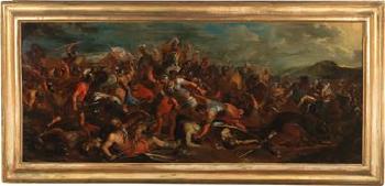 The Battle of Joshua by 
																			Guillaume Courtois