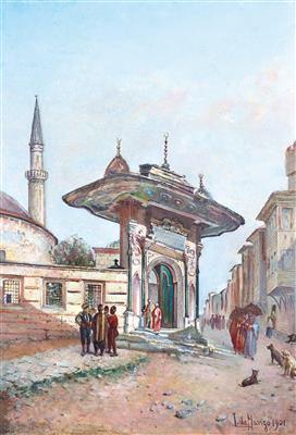 The side entrance of Hagia Sophia by 
																			Leonardo de Mango