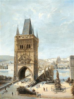 View of Prague by 
																			Josef Langl