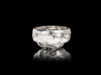A Britannia standard silver bowl by 
																	Ndidi Ekubia