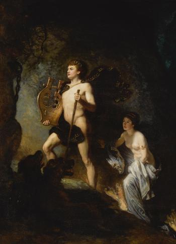 Orpheus And Eurydice by 
																	Emil Neide