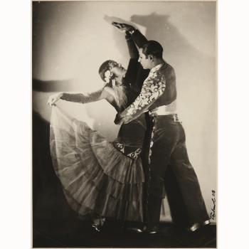Danseurs de flamenco by 
																	Maurice Tabard
