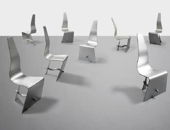 A set of eight Horns chairs by 
																			 One off Ltd