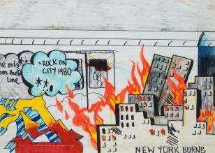 New York Burns by 
																	James Jessop