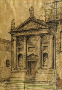 Church In Vincenza by 
																	George Lukomski