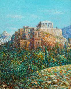 The Acropolis 1974 by 
																	Vasilis Zenetzis