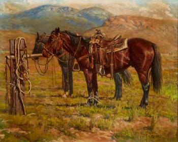 The Hitching Post
 by 
																	Wayne Baize