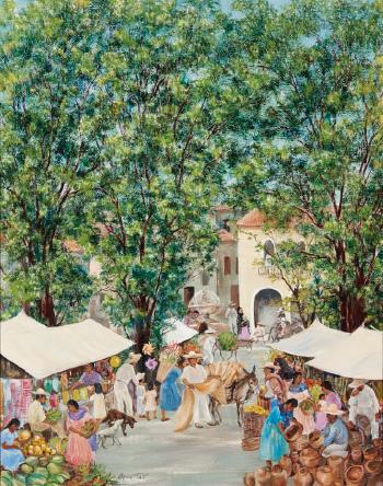 Market Day by 
																	Agnes Gabrielle McNulty Tait