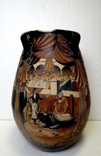 Grand vase ovoïde à quatre anses by 
																	Pedro Garcia de Diego