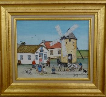 Le moulin à vent by 
																	Jacques Hara