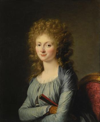 Portrait of The Duchesse D'aiguillon (1770-1814) by 
																	Adelaide Labille-Guiard