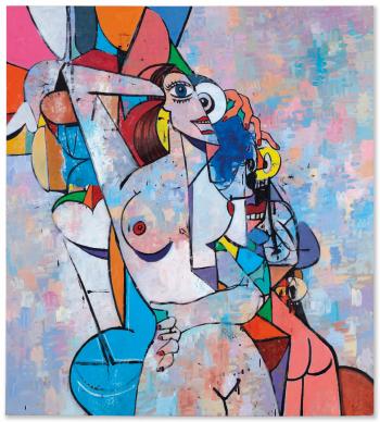 Nude And Forms by 
																	George Condo