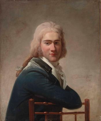 Portrait du jeune De Vignier by 
																	Henri Pierre Danloux