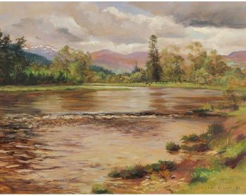 The Groam Pool, River Beauly by 
																			William Garfit