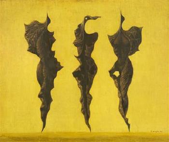 Three Larvae II in yellow by 
																	Frantisek Muzika