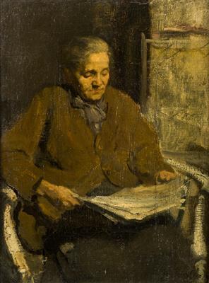 Woman Reading by 
																	Jaroslav Malinsky