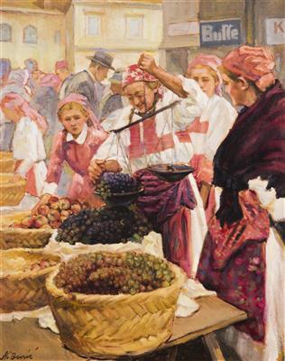 Market in Split by 
																	Buric Narcis