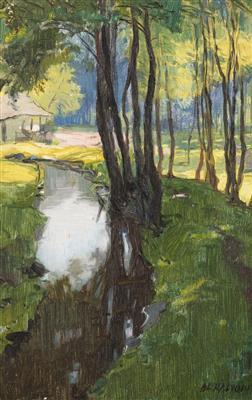Forest Brook by 
																	Alois Kalvoda
