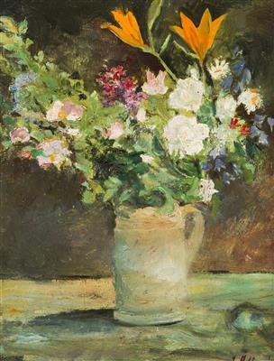 Bouquet with Orange Lily by 
																	Ludmila Melkova Ondrusova