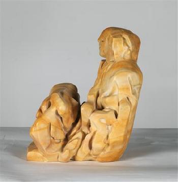 Seating Figure by 
																			Giuliano Vangi