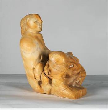 Seating Figure by 
																			Giuliano Vangi